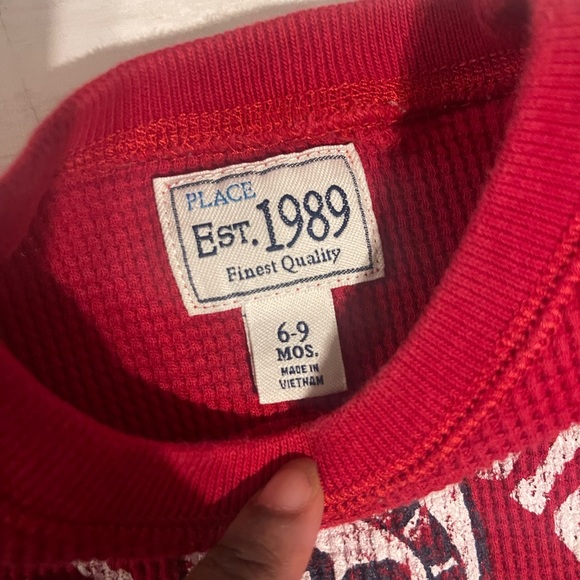 Baby Boys Graphic Thermal Long Sleeve Top - Picture 2 of 8